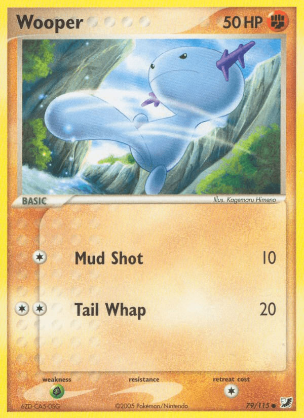 Wooper Pokémon card