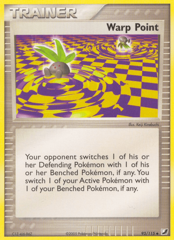 Warp Point Pokémon card