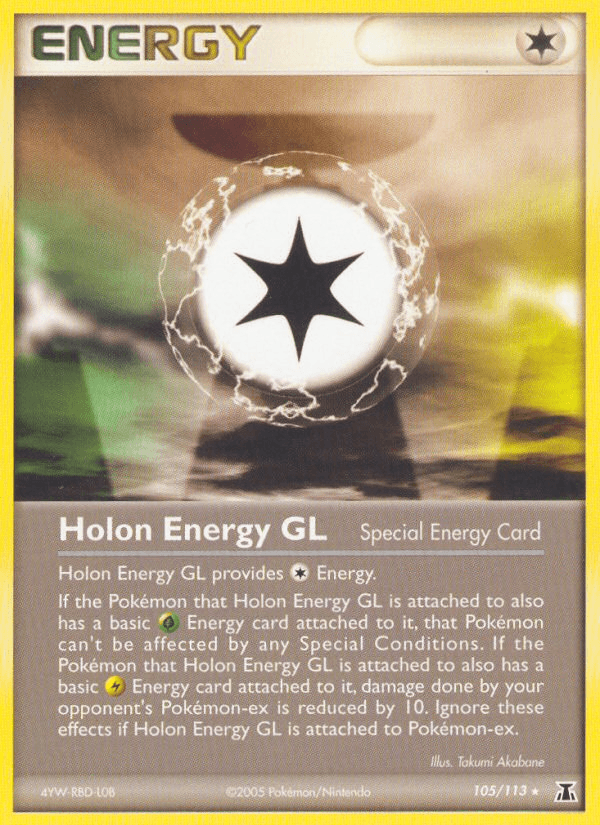 Holon Energy GL Pokémon card