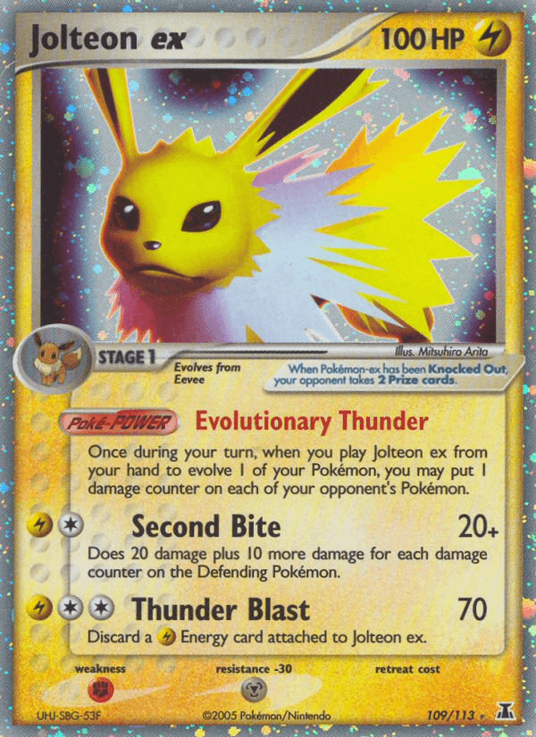 Jolteon ex from Delta Species