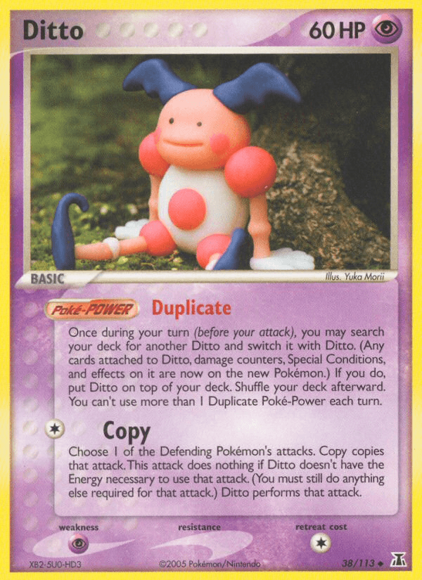Ditto Pokémon card