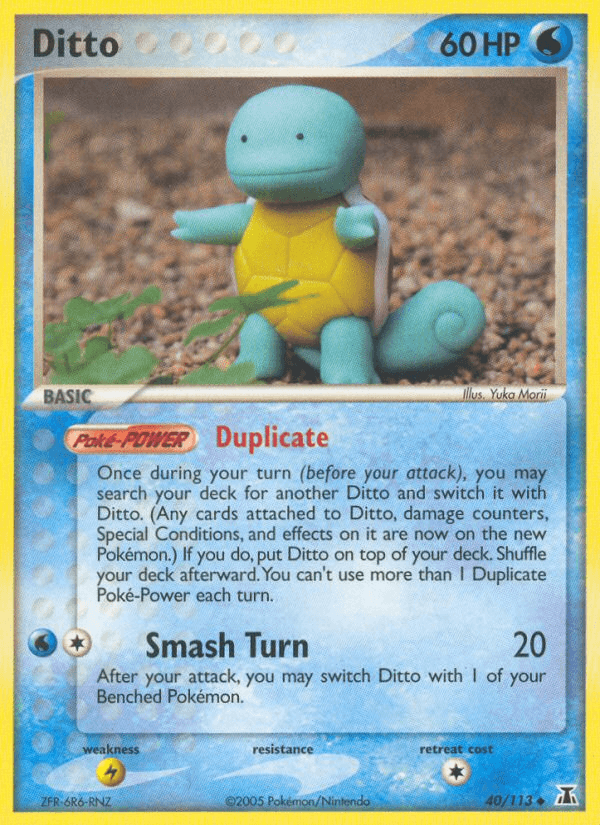 Ditto Pokémon card