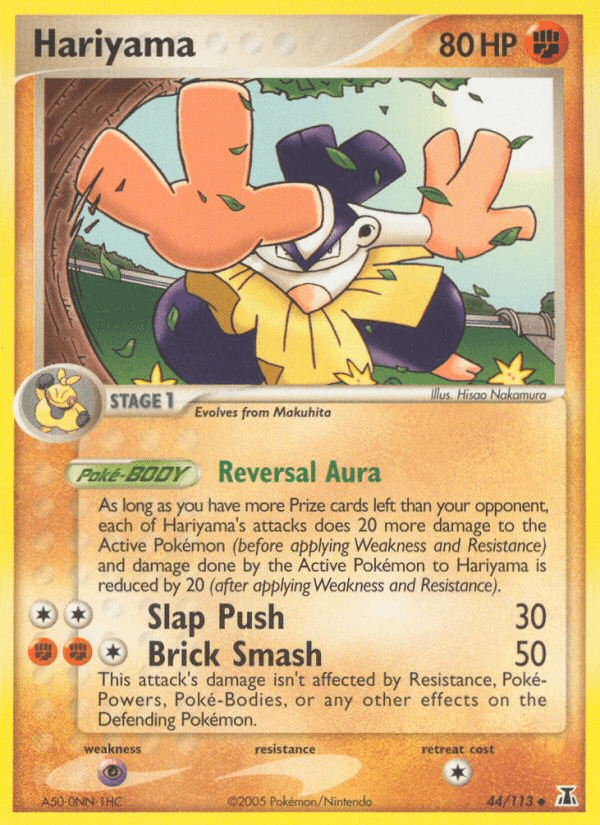 Hariyama Pokémon card
