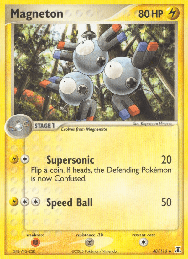 Magneton Pokémon card
