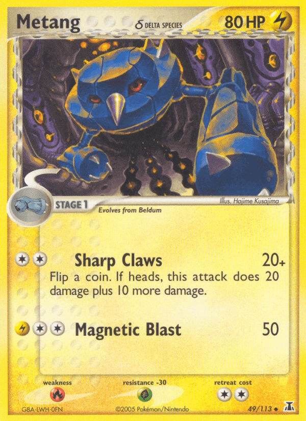 Metang δ Pokémon card