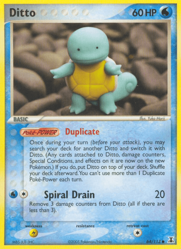 Ditto Pokémon card