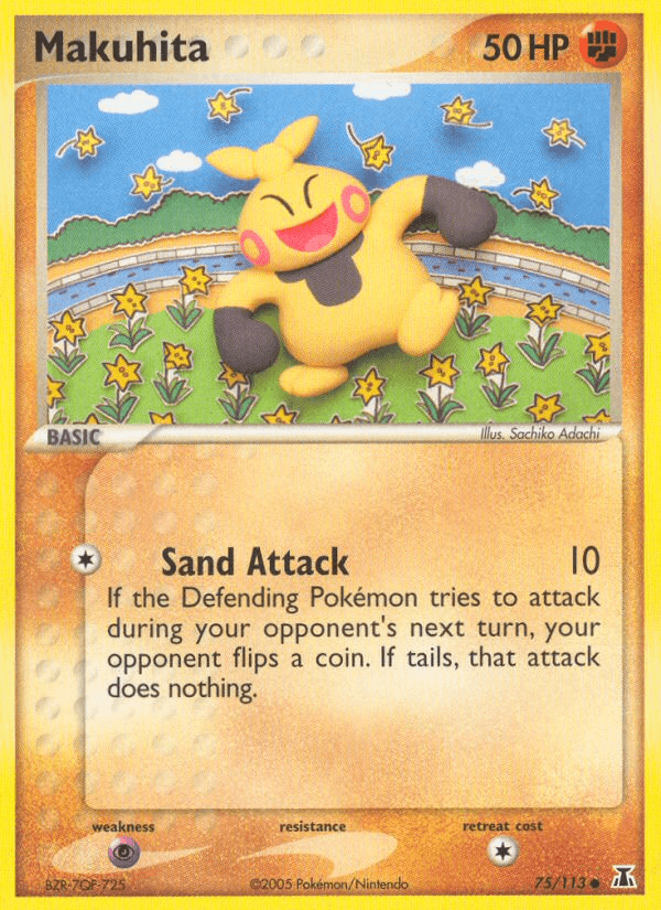 Makuhita Pokémon card