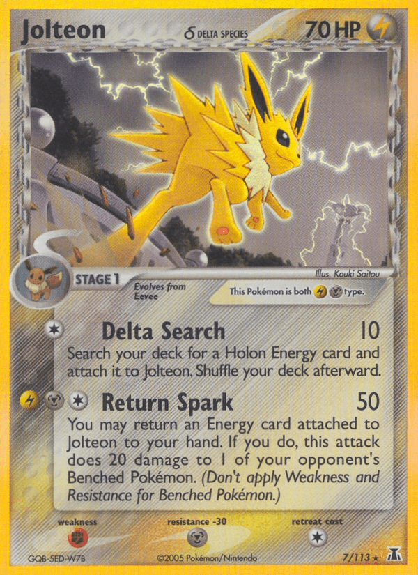 Jolteon δ from Delta Species
