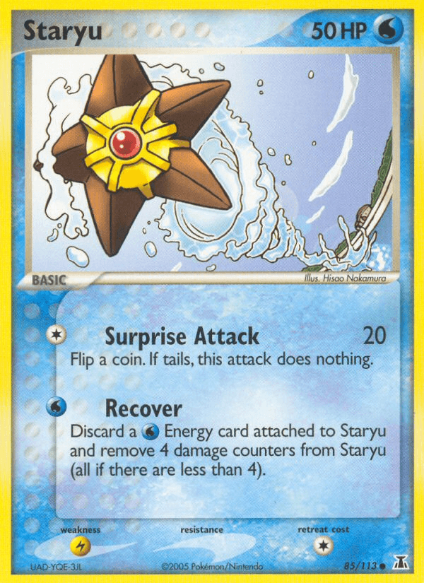 Staryu Pokémon card
