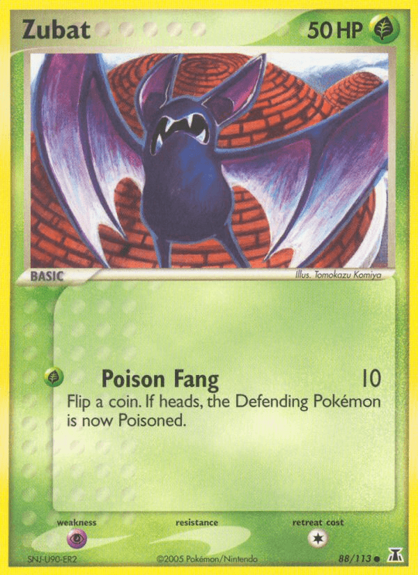 Zubat Pokémon card