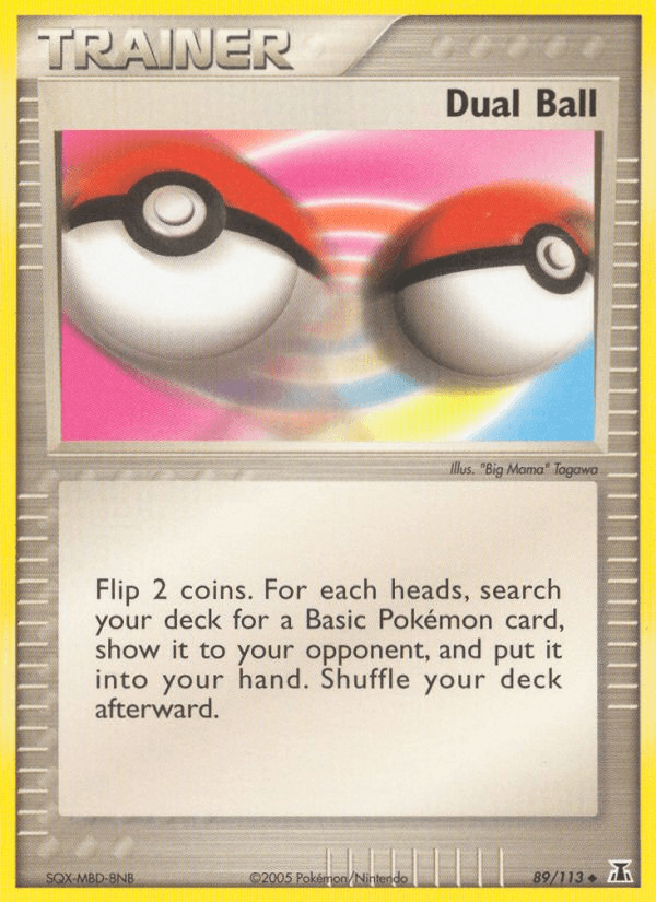 Dual Ball Pokémon card