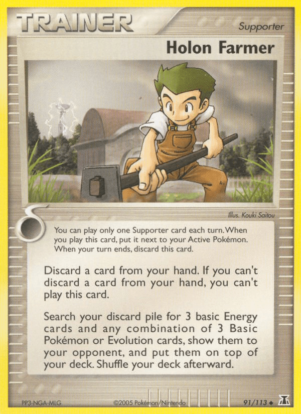 Holon Farmer Pokémon card