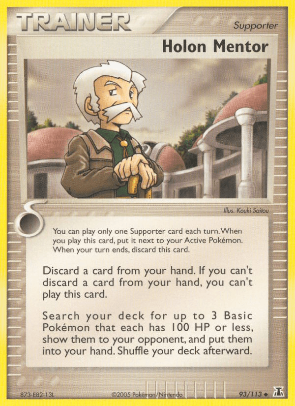Holon Mentor Pokémon card
