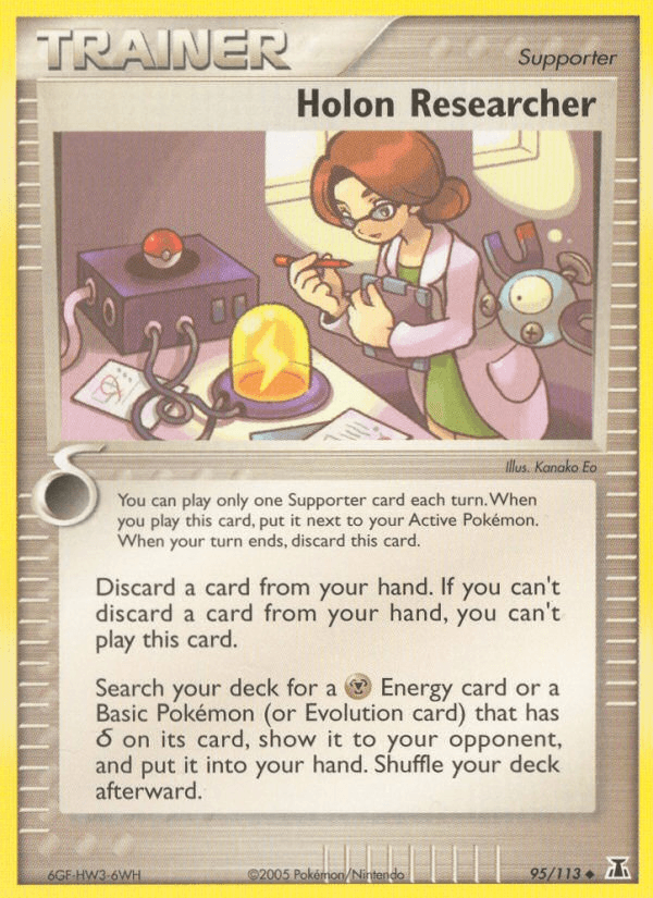 Holon Researcher Pokémon card