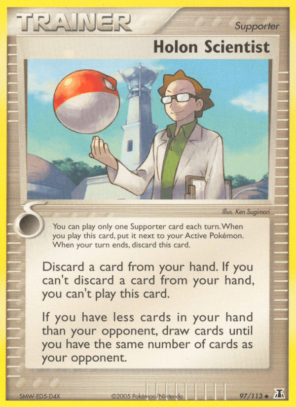 Holon Scientist Pokémon card
