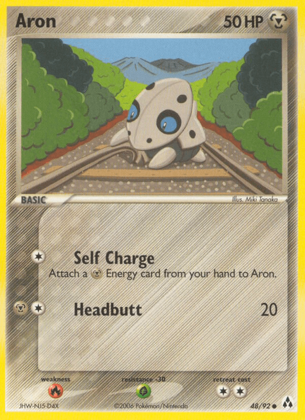 Aron Pokémon card