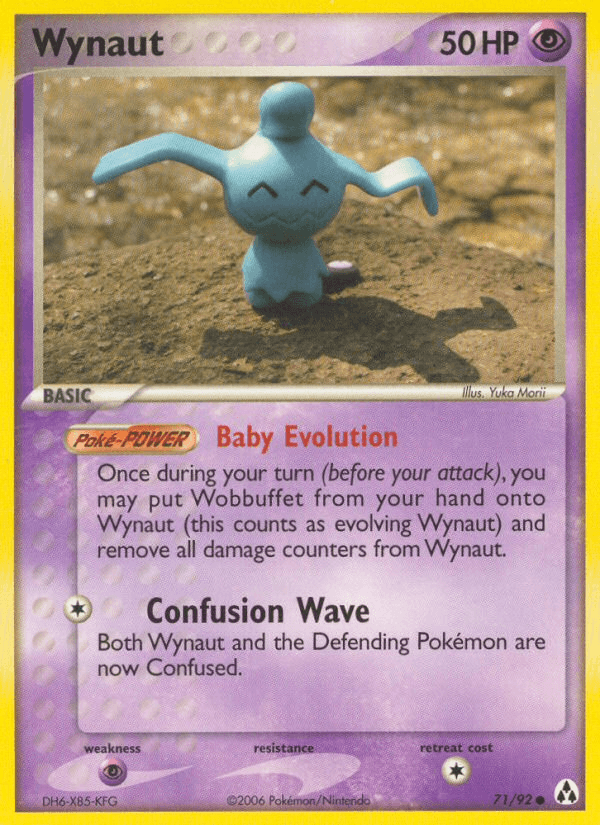 Wynaut Pokémon card