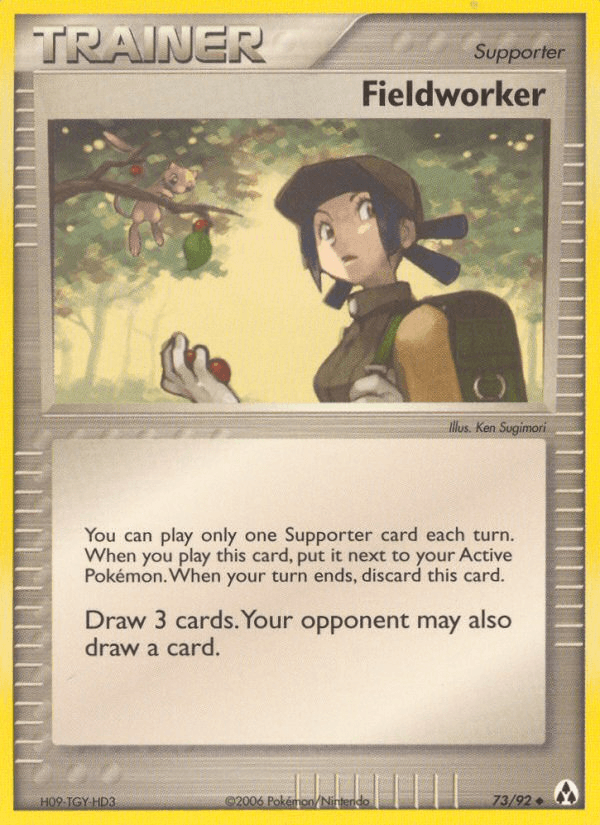Fieldworker Pokémon card