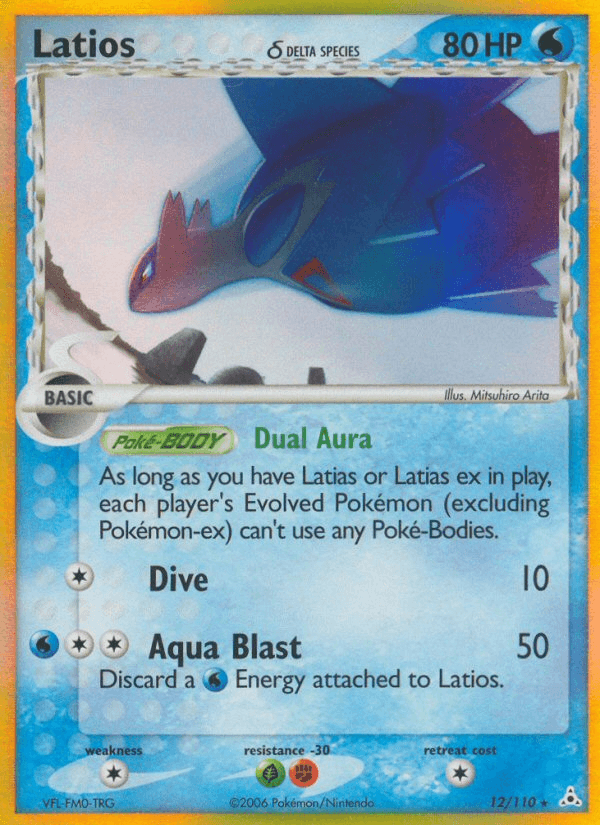 Latios δ Pokémon card