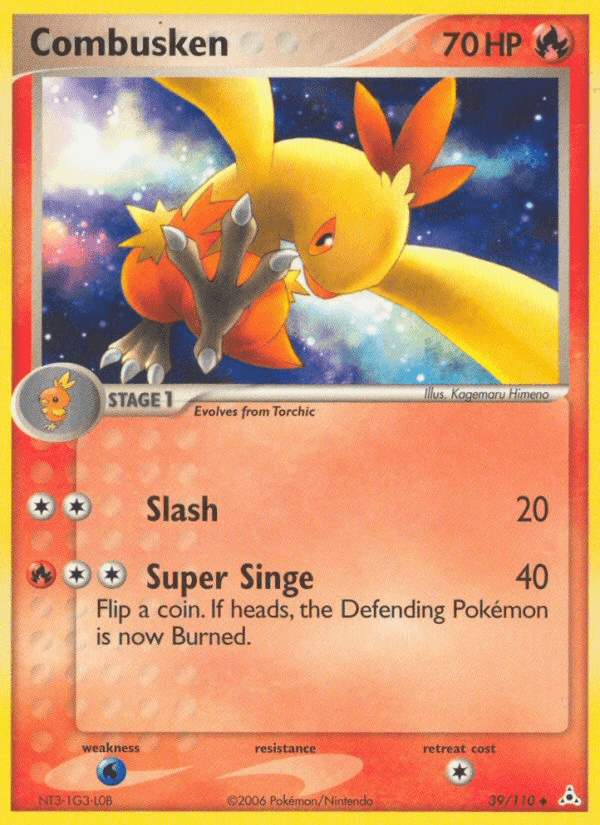 Combusken Pokémon card