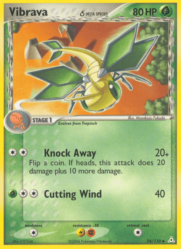 Vibrava δ Pokémon card