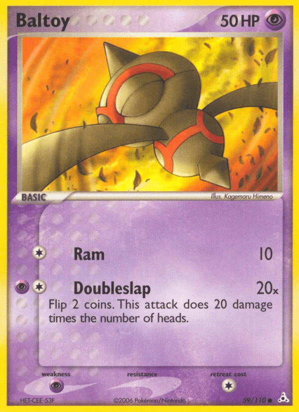Baltoy Pokémon card