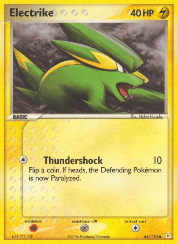 Electrike Pokémon card