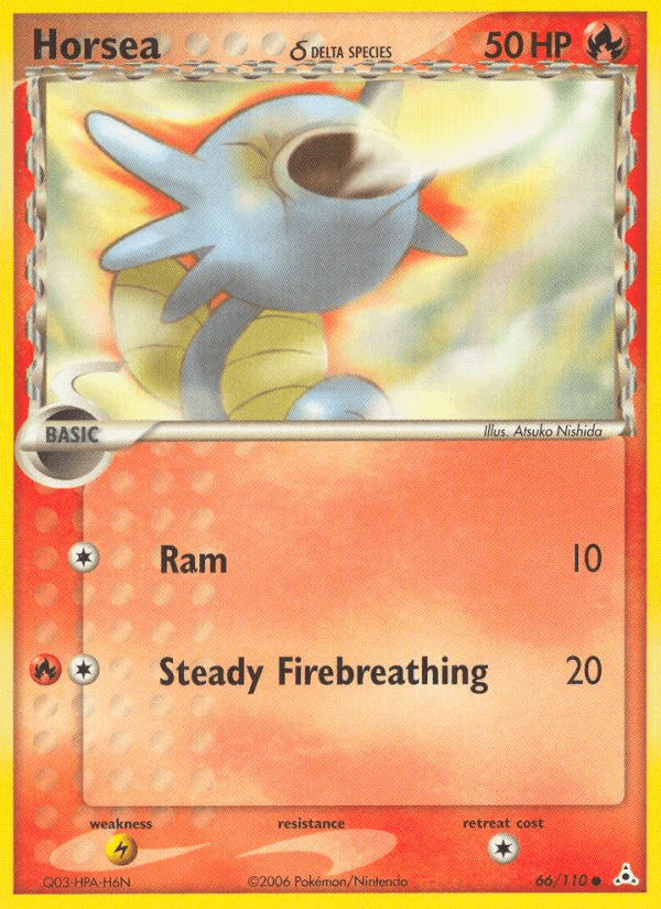 Horsea δ Pokémon card
