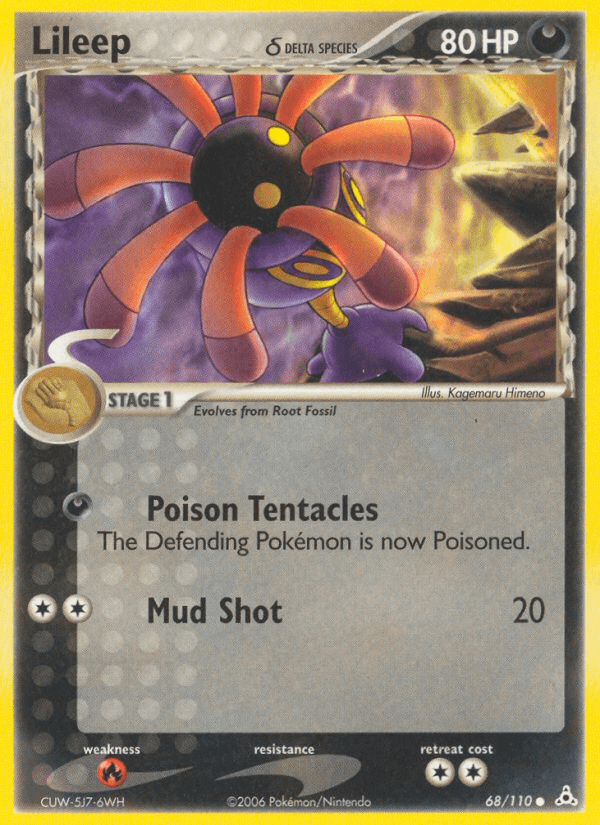 Lileep δ Pokémon card