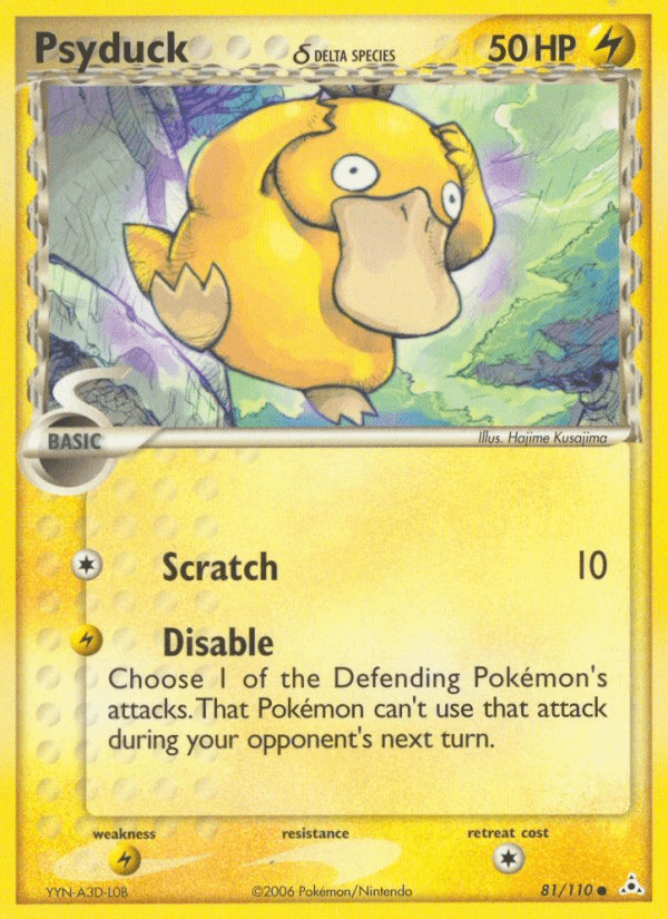 Psyduck δ Pokémon card