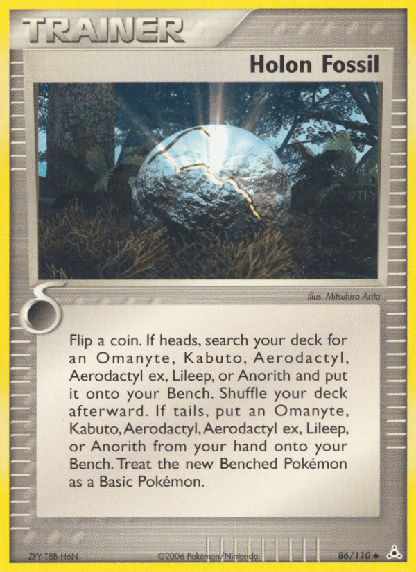 Holon Fossil Pokémon card