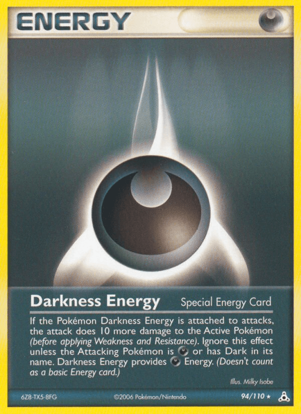 Darkness Energy Pokémon card