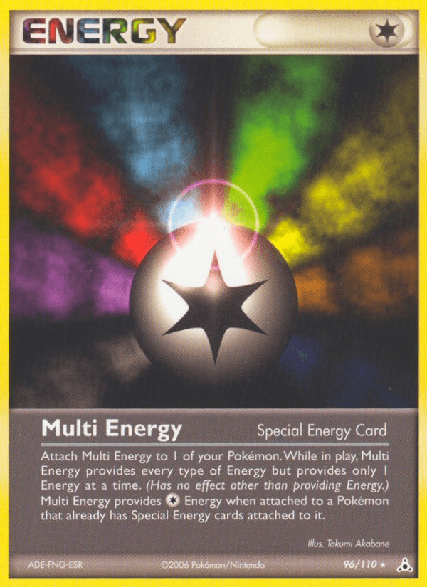 Multi Energy Pokémon card