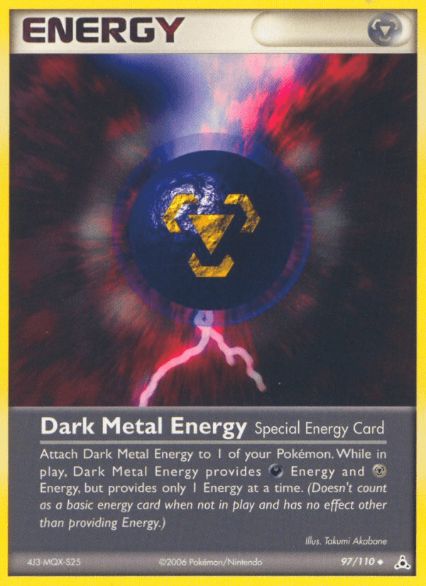 Dark Metal Energy Pokémon card