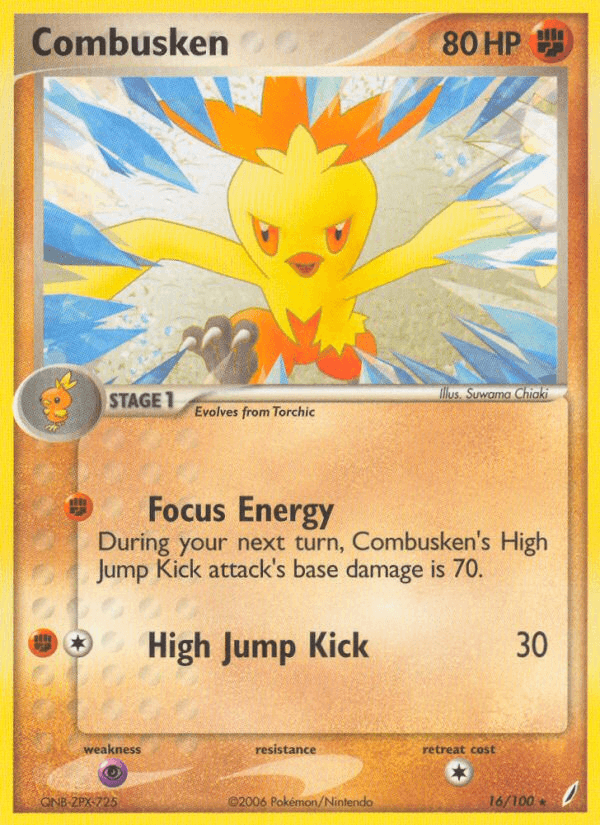 Combusken Pokémon card