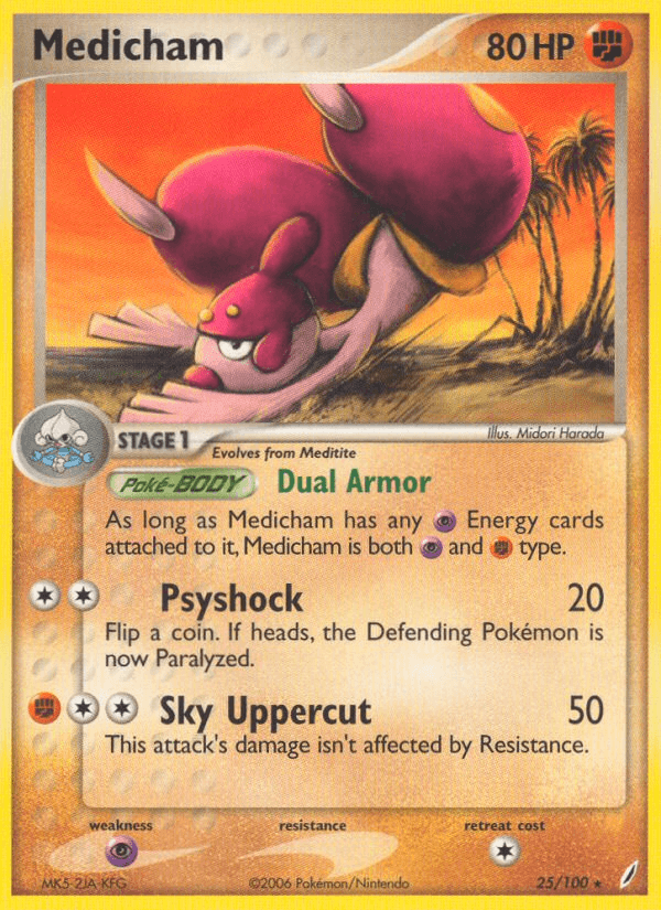 Medicham Pokémon card