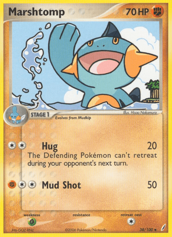 Marshtomp Pokémon card