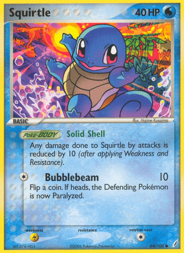 Squirtle Pokémon card