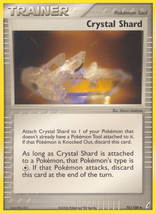 Crystal Shard Pokémon card
