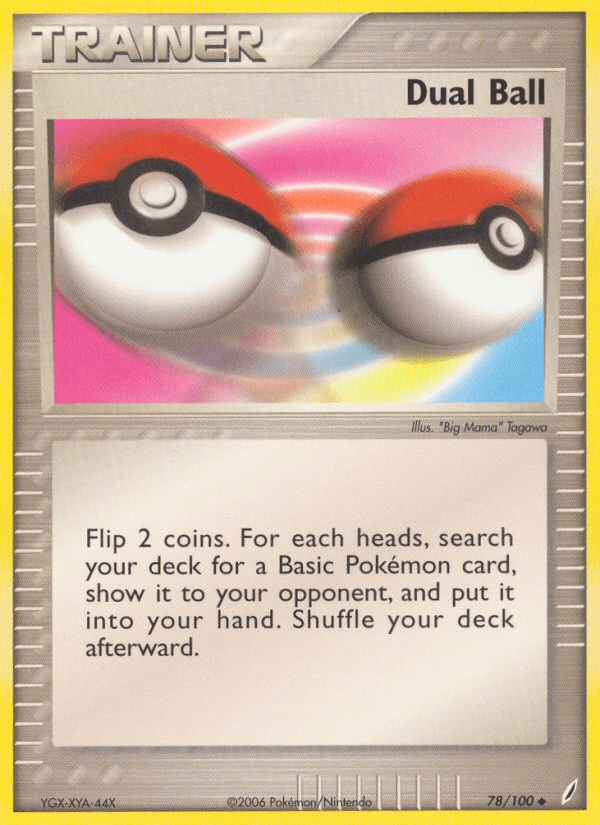 Dual Ball Pokémon card