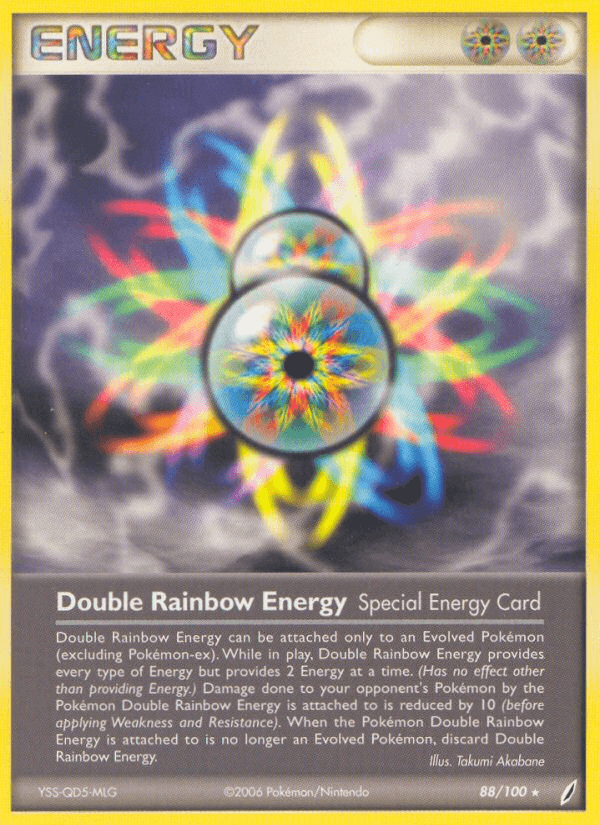 Double Rainbow Energy Pokémon card