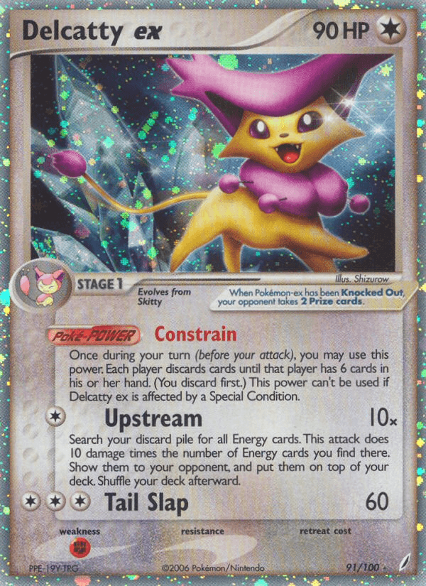 Delcatty ex Pokémon card