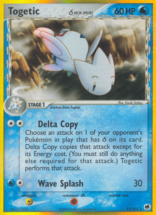 Togetic δ Pokémon card