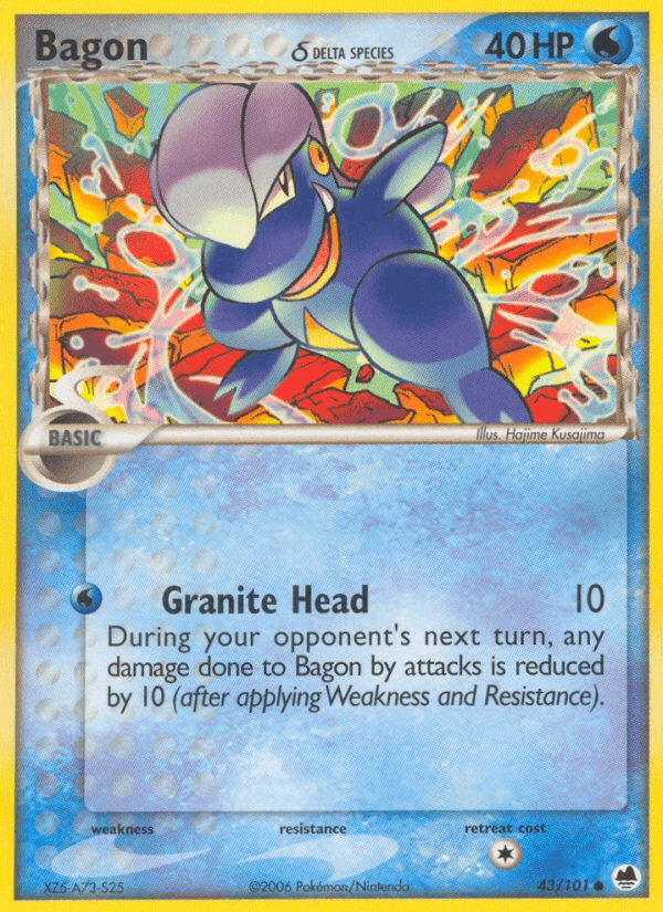 Bagon δ Pokémon card