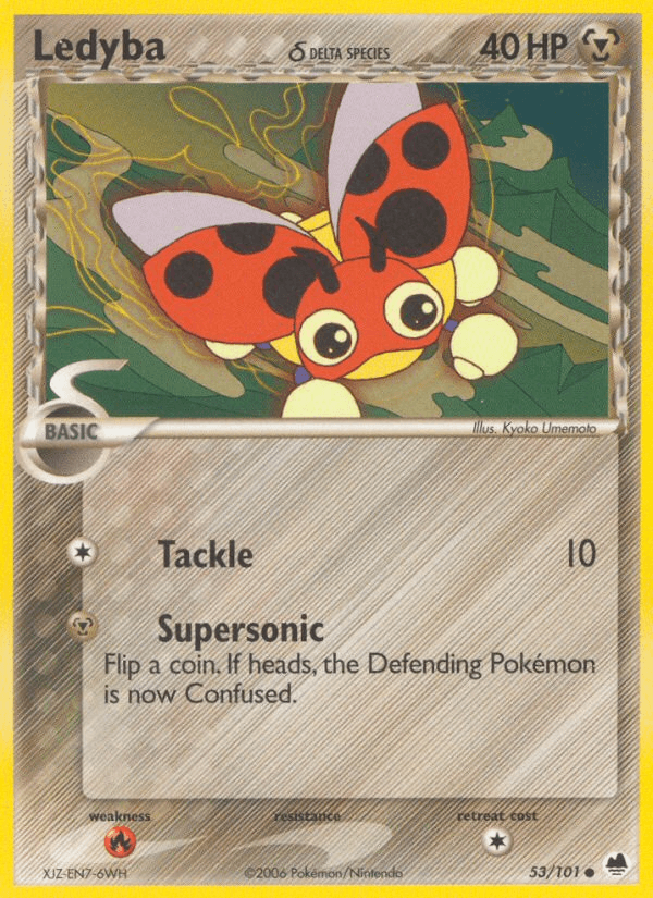 Ledyba δ Pokémon card