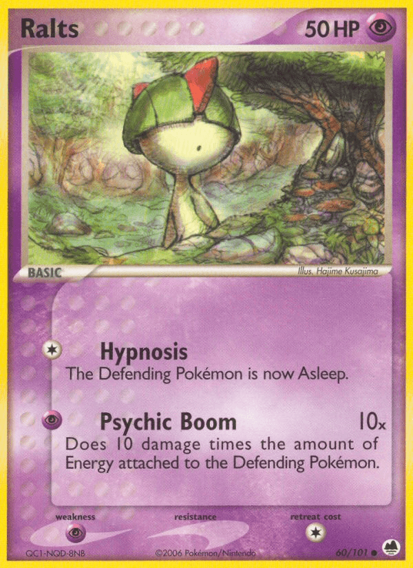 Ralts Pokémon card