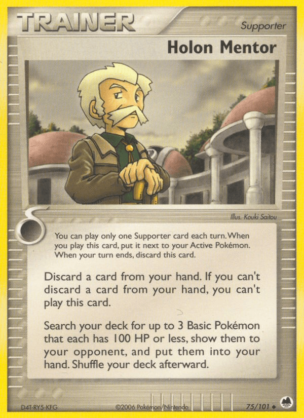 Holon Mentor Pokémon card