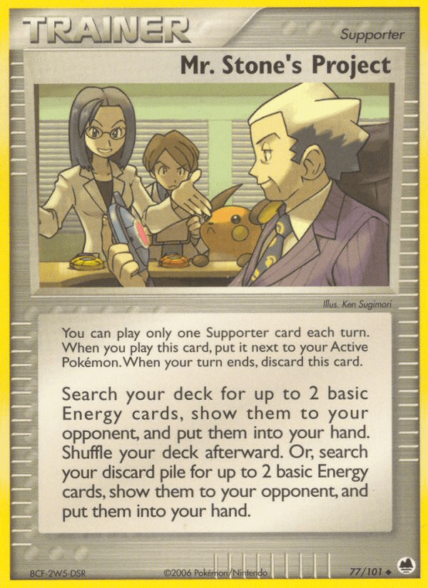 Mr. Stone's Project Pokémon card