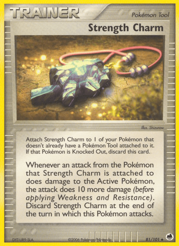 Strength Charm Pokémon card