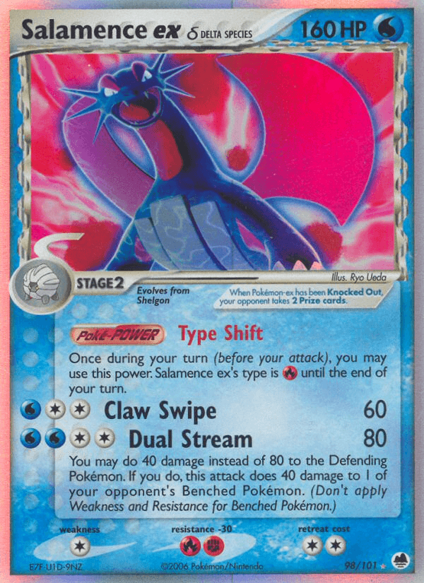 Salamence ex δ from Dragon Frontiers